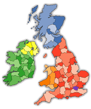 UK County Map